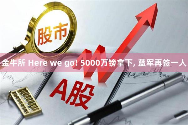 金牛所 Here we go! 5000万镑拿下, 蓝军再签一人
