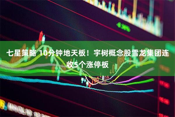 七星策略 10分钟地天板！宇树概念股雪龙集团连收5个涨停板