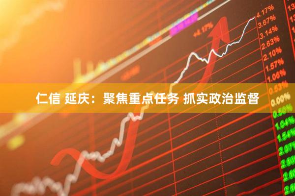 仁信 延庆：聚焦重点任务 抓实政治监督
